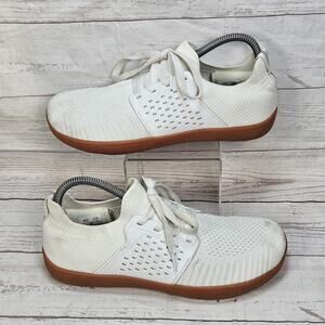 WHITIN Fashion Wide Toe Box Barefoot White Shoes Comfort Men's 5.5 Women's 7.5